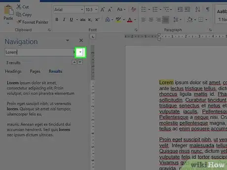 Image titled Use "Find" and "Find and Replace" Features in Microsoft Word Documents Step 7